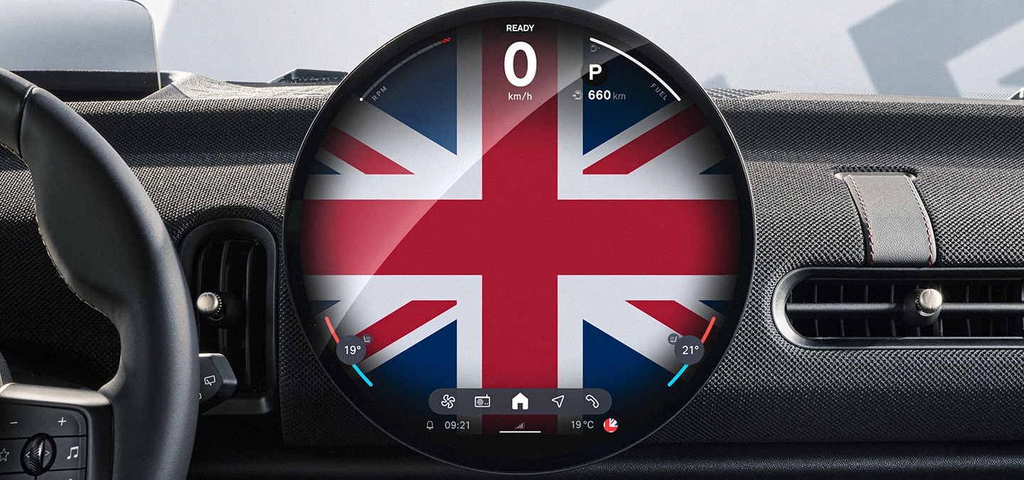 Innenansicht des MINI Cooper Oxford Edition.