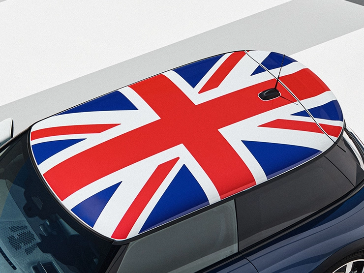 Draufsicht des MINI Cooper Oxford Edition.